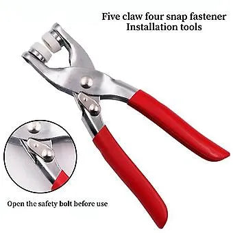 High-Quality Metal Tich Button Tool with 100 Buttons – Free Delivery with 50% Off 🎁