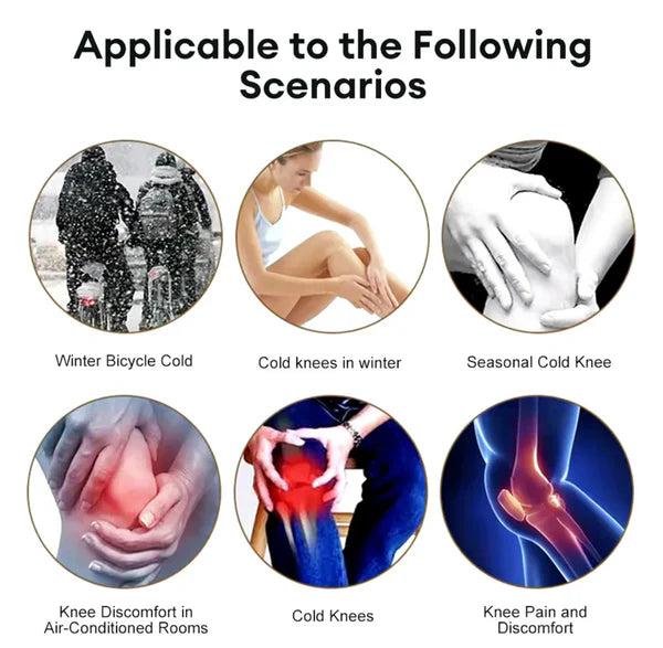 🔥  1 Pair Premium Winter Full Wool Knee Warmers Free Delivery with 50% OFF 🎁 Last Day Promotion Save 50%